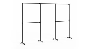 PIPE S-302 Clothes rail system | black