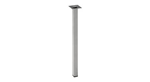PLIX Table Leg | 2,4x2,4x70 cm | silver