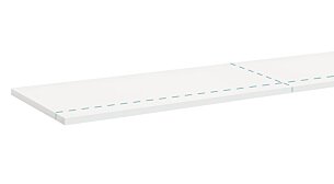Cut to Size Shelf Board | up to 1600x400x19 mm | white