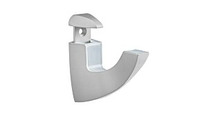 SCOOP Maxi Shelf Brackets - 2 pcs | for shelf boards 5-40 mm | silver