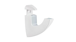 SCOOP Maxi Shelf Brackets - 2 pcs | for shelf boards 5-40 mm | white