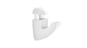 SCOOP Shelf Brackets - 2 pcs | for Shelf Boards 5-25 mm | white