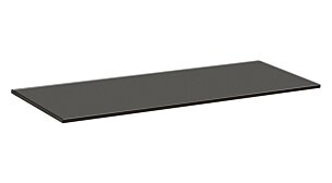 SQUARE Glass Shelf Board | 800x200x8 mm | black