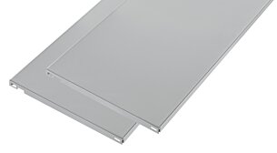 Metal Shelf Boards - 2 pcs | 80x40 cm | grey