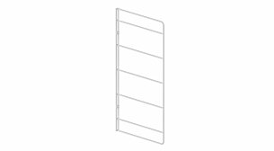 STEP Wall Ladder | 45x27 cm | white