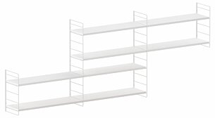 STEP XL-3x2 Stepped Shelf | Decor white
