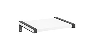 SUMO+BELT Wandregal | 45x30 cm | weiß/schwarz