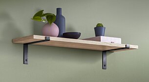 VINTAGE+LIP Wall Shelf | Decor oak wood veneer