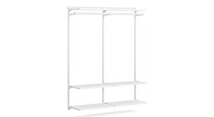 WALK-IN L-200 Regalsystem | 165x200x43 cm (LxHxT) | weiß