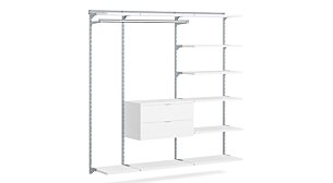 WALK-IN L-254 Wardrobe System | 215x200x45 cm (LxHxD)