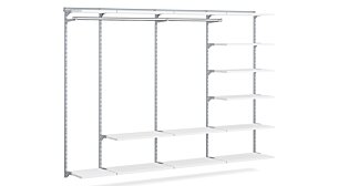 WALK-IN L-351 Regalsystem Kleiderschrank | 295x200x43 cm (LxHxT)