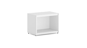 YOMO 1x1 Regalsystem | 57x42x35 cm | Dekor weiß