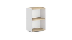 YOMO 1x2 Regalsystem | 57x79x35 cm | Dekor eiche
