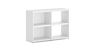 YOMO 2x2 Regalsystem | 113x79x35 cm | weiß
