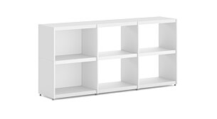 YOMO 3x2 Shelving System | 168x79x35 cm | Decor white