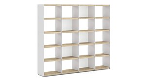 YOMO 4x5 Regalsystem | 224x189x35 cm | Dekor eiche