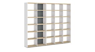 YOMO 5x6 Shelving System | 280x225x35 cm (LxHxD)