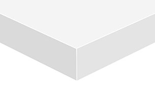 YOMO Shelf Board Sample white