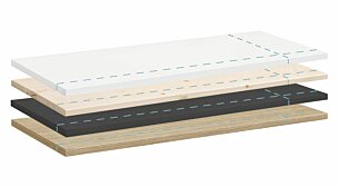 BOARD Cut to Size Shelf Boards - 1,8/1,9 cm