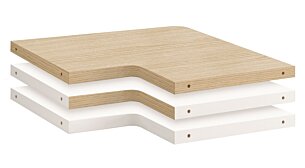 BOON Corner Shelf Boards | 49,2x49,2x2,8 cm