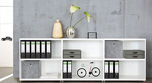 CASE 3x2 Office Shelving Unit | white | Theme Office