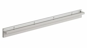 Cube-10 Glass Shelf Slots | silver