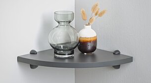 LITE+JAM Corner Wall Shelf for Living Room | 30x30 cm | Theme Living Room