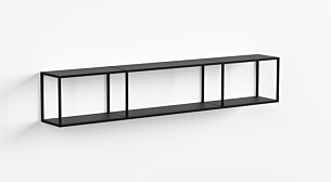 LIUM MIX-3x1 Hängeregalsystem | Dekor schwarz