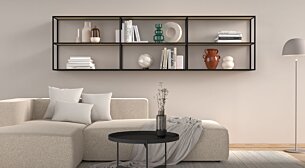 LIUM XL-3x2 Wandregal Wohnzimmer | Motto Wohnzimmer