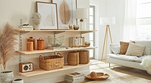 P-SLOT H2-51 Slot Shelving | 160x100x42 cm | spruce/white