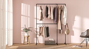 PIPE S-150 Clothes rack | black