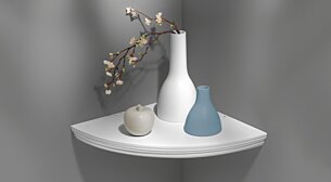 PROFILE Eckregale | 45x45x4,5 cm