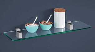 ROUND+CUADRO Glass Shelves