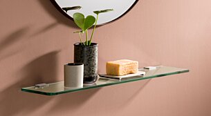 ROUND+FLAC Glass Shelves