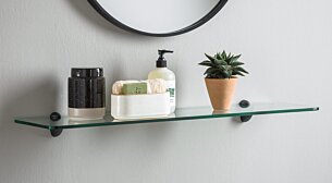 ROUND+JAM Wandregal Bad Glas | Motto Bad