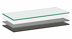 SQUARE Glass Shelf Boards - 8 mm