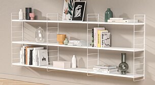 STEP L-3x2 Wandregal Wohnzimmer | Motto Wohnzimmer