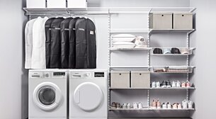 WALK-IN D-402 Wardrobe Shelving | 330x200x44 cm | white