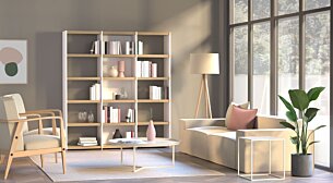 YOMO 3x5 Bookshelf | 168x189x35 cm (LxHxD)