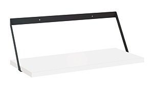 LITE+EDGE Hängeregal | 60x20 cm | Dekor weiß