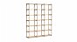 AIKO 3x6 Regalsystem Holz | 179x213x36 cm | eiche