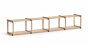AIKO 4x1 Regalsystem Holz | 236x40x36 cm | eiche