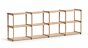 AIKO 4x2 Wooden Shelving Unit | 236x75x36 cm | oak