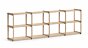 AIKO 4x2 Wooden Shelving Unit | 236x75x36 cm (LxHxD) | oak/ash