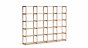 AIKO 4x5 Wooden Shelving Unit | 236x178x36 cm | oak