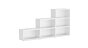 CASE Maxi-3x3 Stepped Shelf | 225x111x34 cm | white