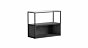 LIUM XL-1x2-P Bathroom Shelf | 89x71x36 cm (LxHxD) | Decor glass clear