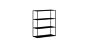 LIUM XL-1x3 Shelving Unit | Decor black