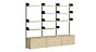 ON-WALL B-304 Shelving System | 241x200x44 cm