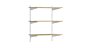 P-SLOT H2-50 Slot Shelving | 80x100x42 cm | oak/white